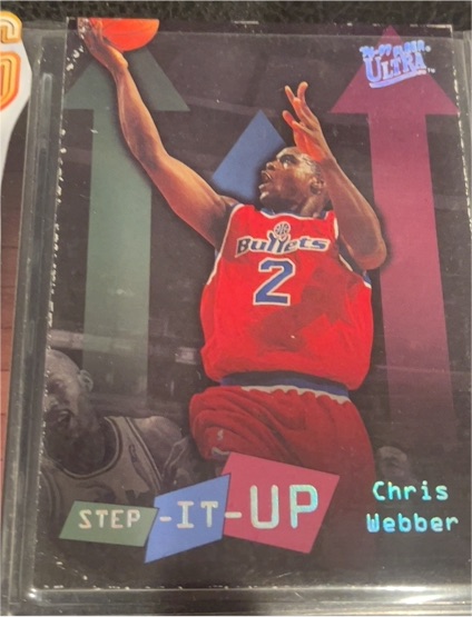 1996-97 Fleer Ultra #288 Chris Webber Step-It-Up — front