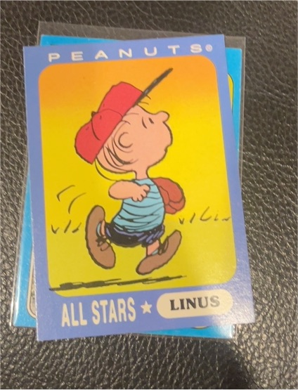 1991 Ziploc Peanuts All-Stars #4 Linus — front