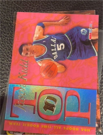 1995 NBA Hoops Top 10 #AR10 Jason Kidd — front