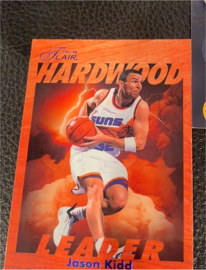 1997-98 Fleer Flair Hardwood Leaders #21 Jason Kidd — front