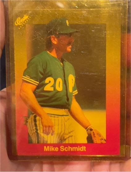 1989 Classic Travel #153 Mike Schmidt — front