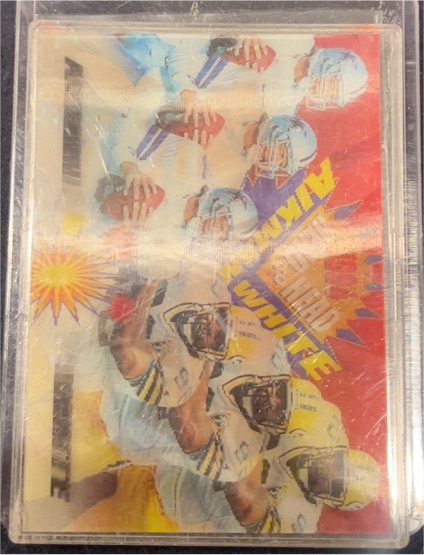 1994 Sportflics #HH6 Troy Aikman / Reggie White Head-To-Head — front