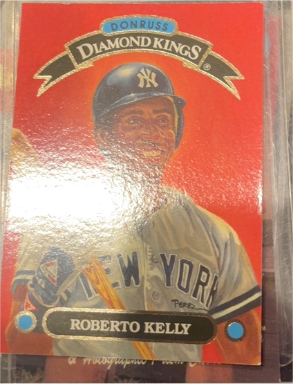 1993 Donruss Diamond Kings #DK-12 Roberto Kelly — front