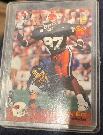 1996 Classic NFL Rookies #12 Simeon Rice Arizona Cardinals — front