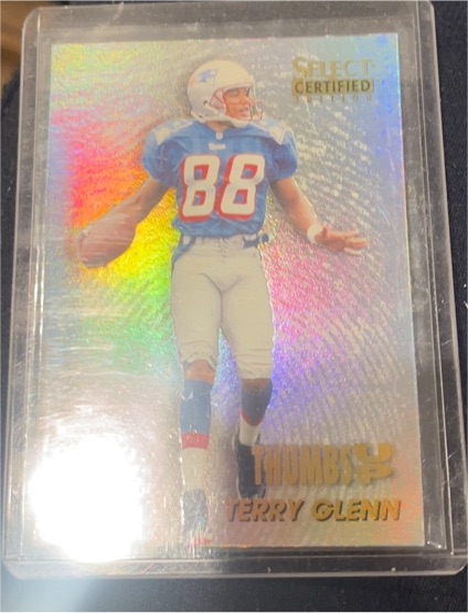 1996 Pinnacle Select Certified #20 Terry Glenn — front