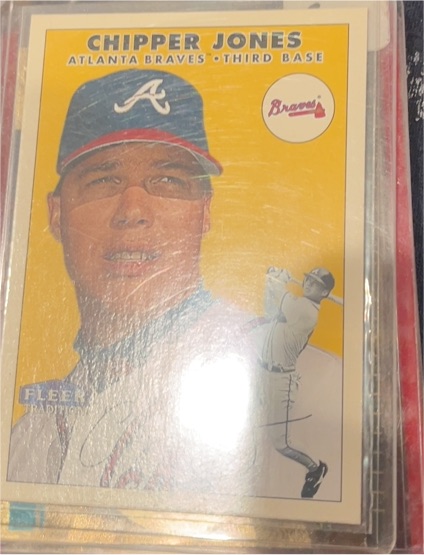 2000 Fleer Tradition #164 Chipper Jones — front