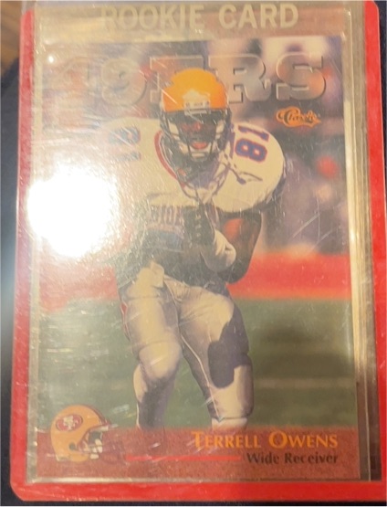 1996 Classic #94 Terrell Owens Rookie — front