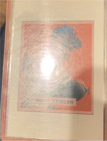 1989 Bowman 1949 Reprint Sweepstakes #NNO Richie Ashburn — front