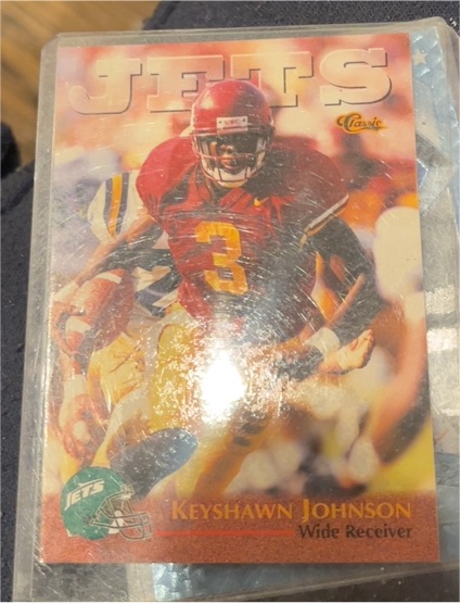 1996 Classic #1 Keyshawn Johnson — front