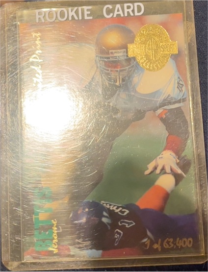 1993 Classic Four Sport #LP13 Jerome Bettis Limited Print Rookie Card — front