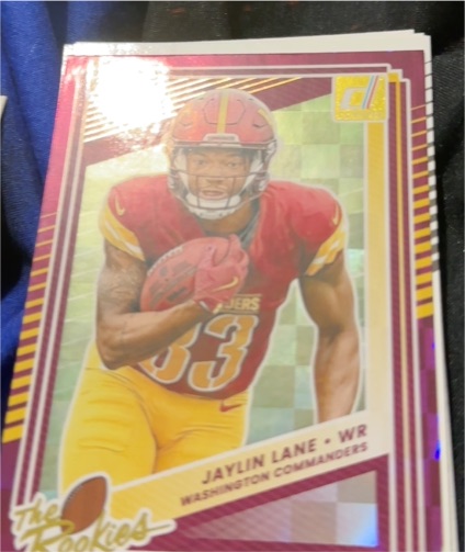 2025 Panini Donruss #38 Jaylin Lane The Rookies — front