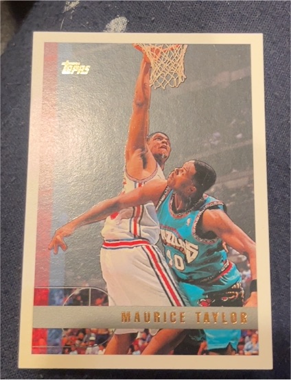 1997-98 Topps #212 Maurice Taylor Rookie — front