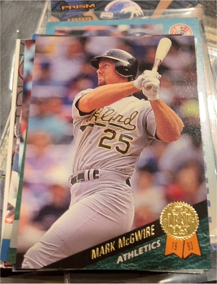 1993 Leaf #323 Mark McGwire — front