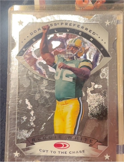 1997 Donruss Preferred Cut to the Chase #Reggie White — front