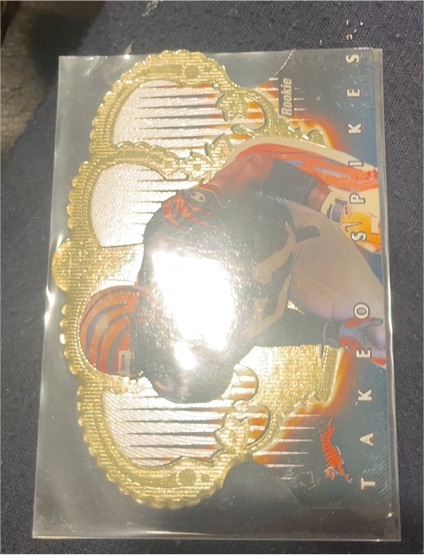 1998 Pacific Crown Royale #S-1 Takeo Spikes Rookie — front
