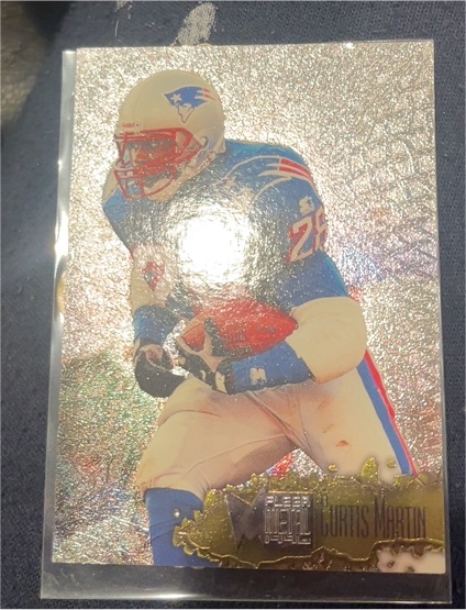 1996 Fleer Metal #74 Curtis Martin — front