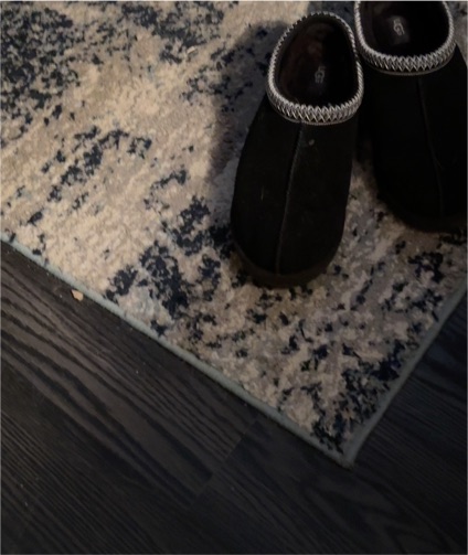 UGG Tasman Black Slippers — front