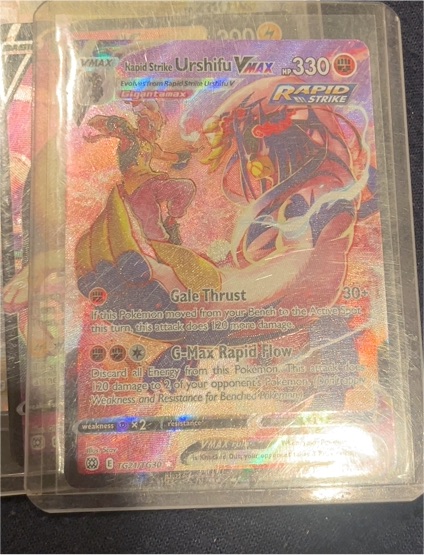 Pokemon TCG Rapid Strike Urshifu VMAX TG21/TG30 Brilliant Stars — front