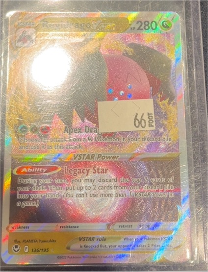 2022 Pokémon Sword & Shield #136 Regidrago VSTAR — front