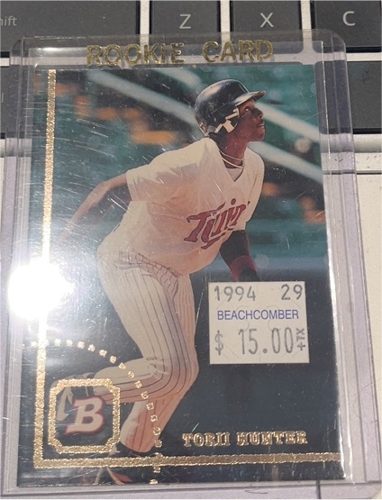 1994 Bowman #29 Torii Hunter Rookie Card — front