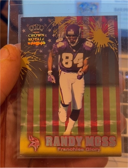 1999 Pacific Crown Royale Franchise Glory #14 Randy Moss — front