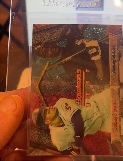 1994 Bowman's Best #X98 Albert Belle/Jimmy Hurst — front