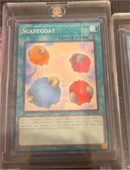 1996 Yu-Gi-Oh! SDJ-041 Scapegoat — front