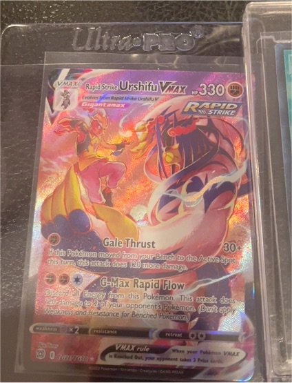 2022 Pokémon TCG Brilliant Stars #TG21 Rapid Strike Urshifu VMAX — front