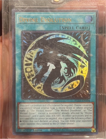2010 Yu-Gi-Oh! EGO1-EN004 Divine Evolution — front
