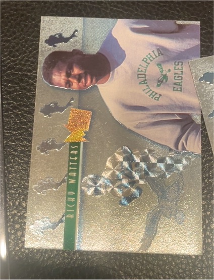 1995 Fleer Metal Platinum Portraits #12 Ricky Watters — front