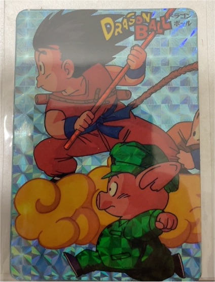 1990 Bandai Dragon Ball Carddass Goku — front