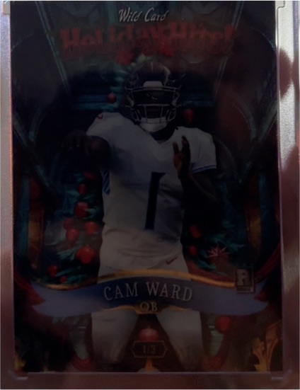 2025 Wild Card Holiday Hits 1/3 Cam Ward — front