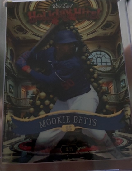 2025 Wild Card Holiday Hits #SS Mookie Betts — front