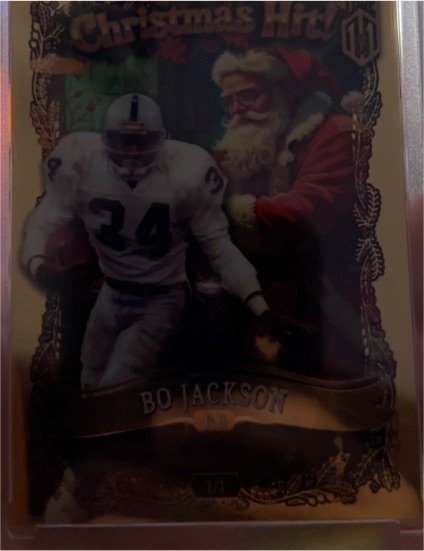 1991 Wild Card Holiday Hits #17 Bo Jackson — front