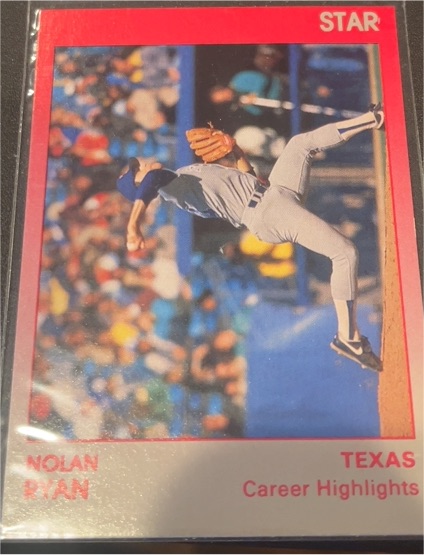 1991 Star #9 Nolan Ryan — front