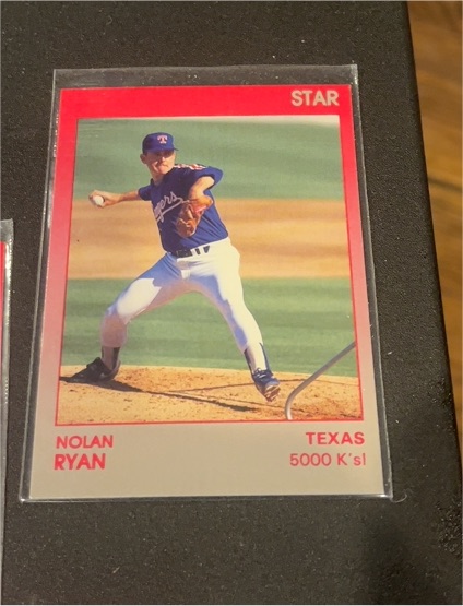 1991 Star #7 Nolan Ryan Texas Rangers 5000 K's — front