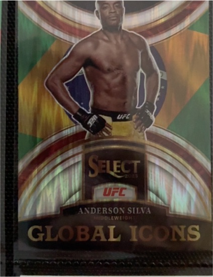 2023 Panini Select UFC Global Icons #5 Anderson Silva — front