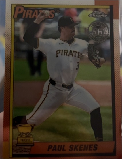 2025 Topps Chrome #90CB-13 Paul Skenes — front