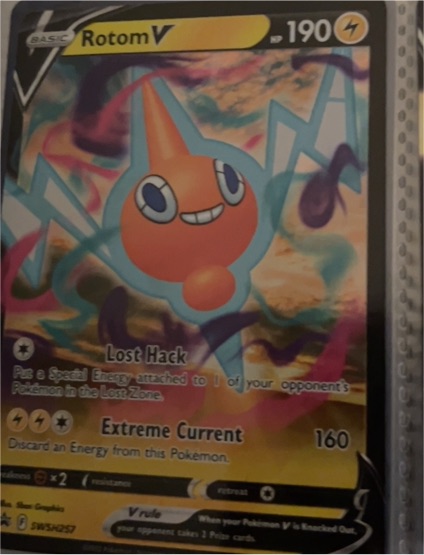 2022 Pokémon TCG #SWSH257 Rotom V — front