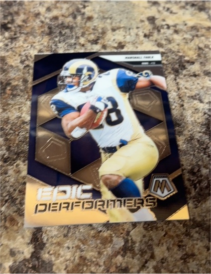2025 Panini Mosaic #14 Marshall Faulk Epic Performers — front