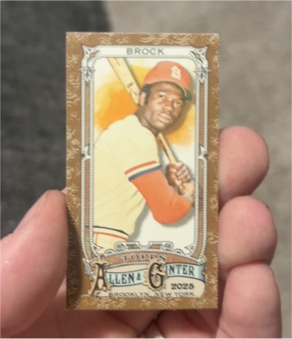 2025 Topps Allen & Ginter #11 Lou Brock — front