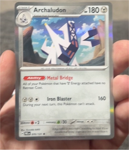 2025 Pokémon TCG Prismatic Evolutions #070 Archaludon — front
