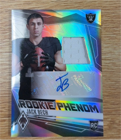 2025 Panini Phoenix #RPJ-JPH Jack Bech Rookie Phenom — front