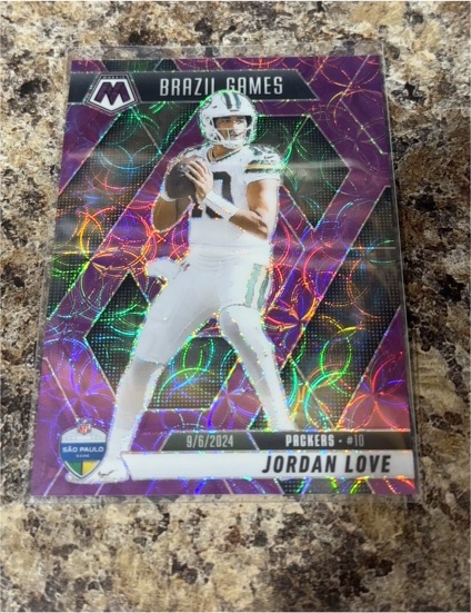 2025 Panini Mosaic #265 Jordan Love Brazil Games — front