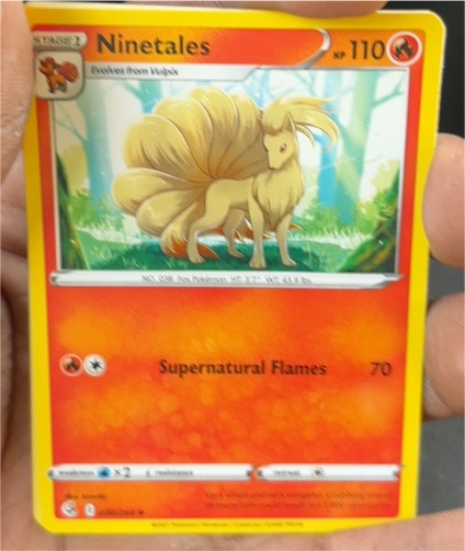 2021 Pokémon Sword & Shield Fusion Strike #30 Ninetales — front