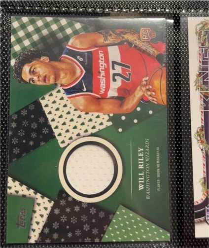 2025-26 Topps Holiday #HR-17 Will Riley Holiday Relics — front