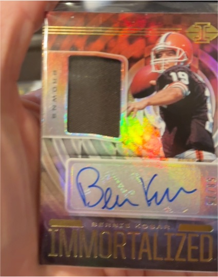 2020 Panini Illusions Immortalized #IJ-BKO Bernie Kosar — front