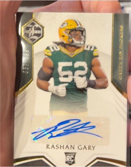 2019 Panini Limited #52 Rashan Gary — front