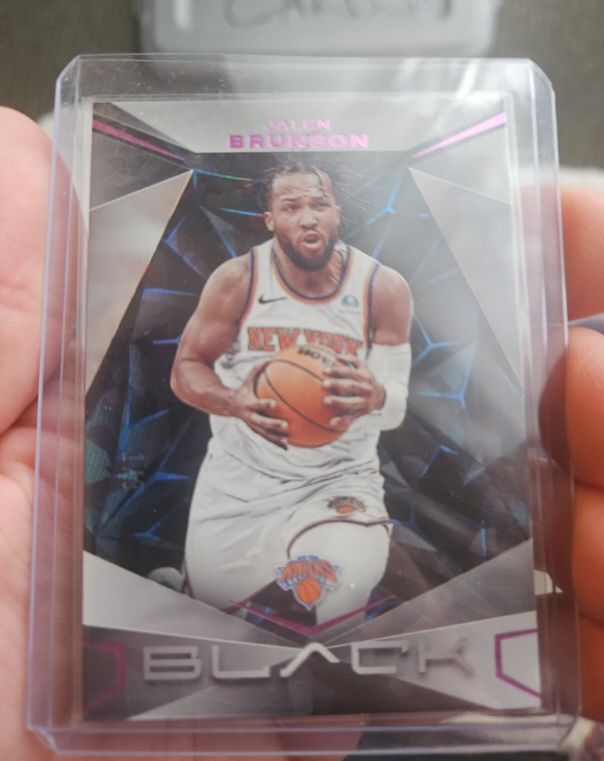 2023-24 Panini Black #30 Jalen Brunson — front