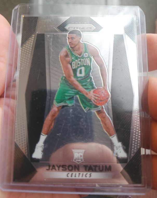 2017-18 Panini Prizm #16 Jayson Tatum Rookie Card Boston Celtics — front